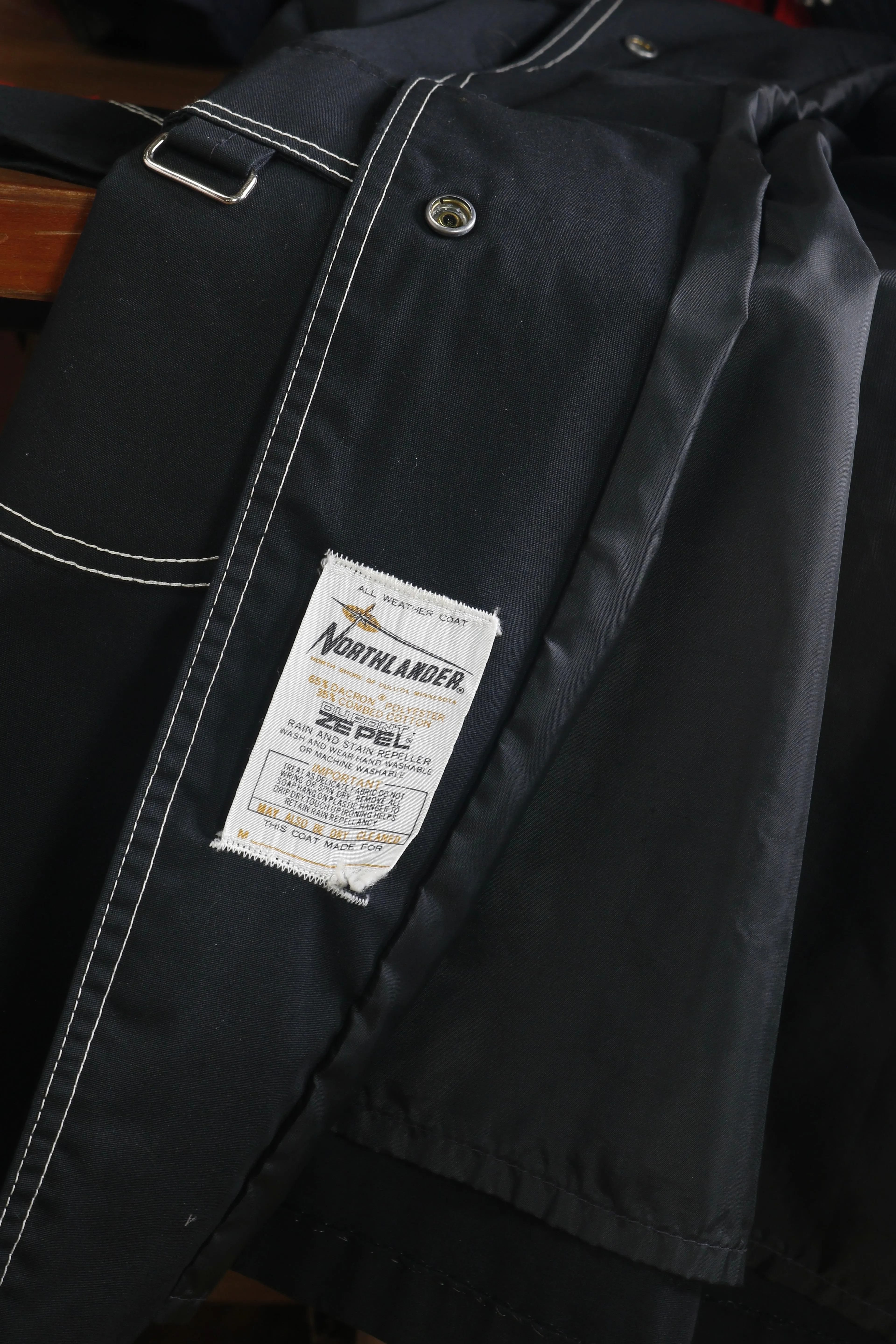 70s Northlander All Weather Black Jacket         M