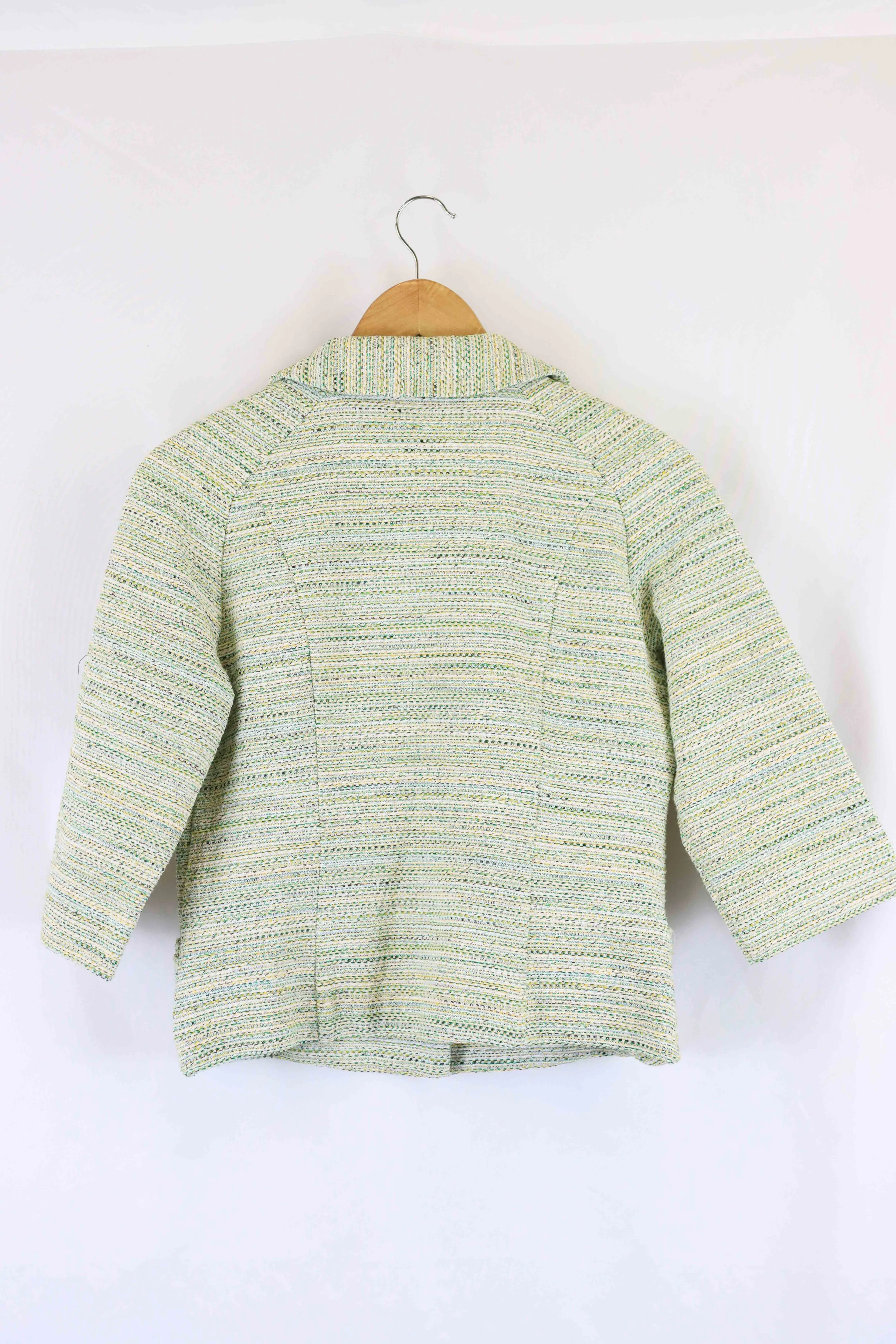 Anne Mardell Green Woven Jacket 10