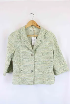 Anne Mardell Green Woven Jacket 10