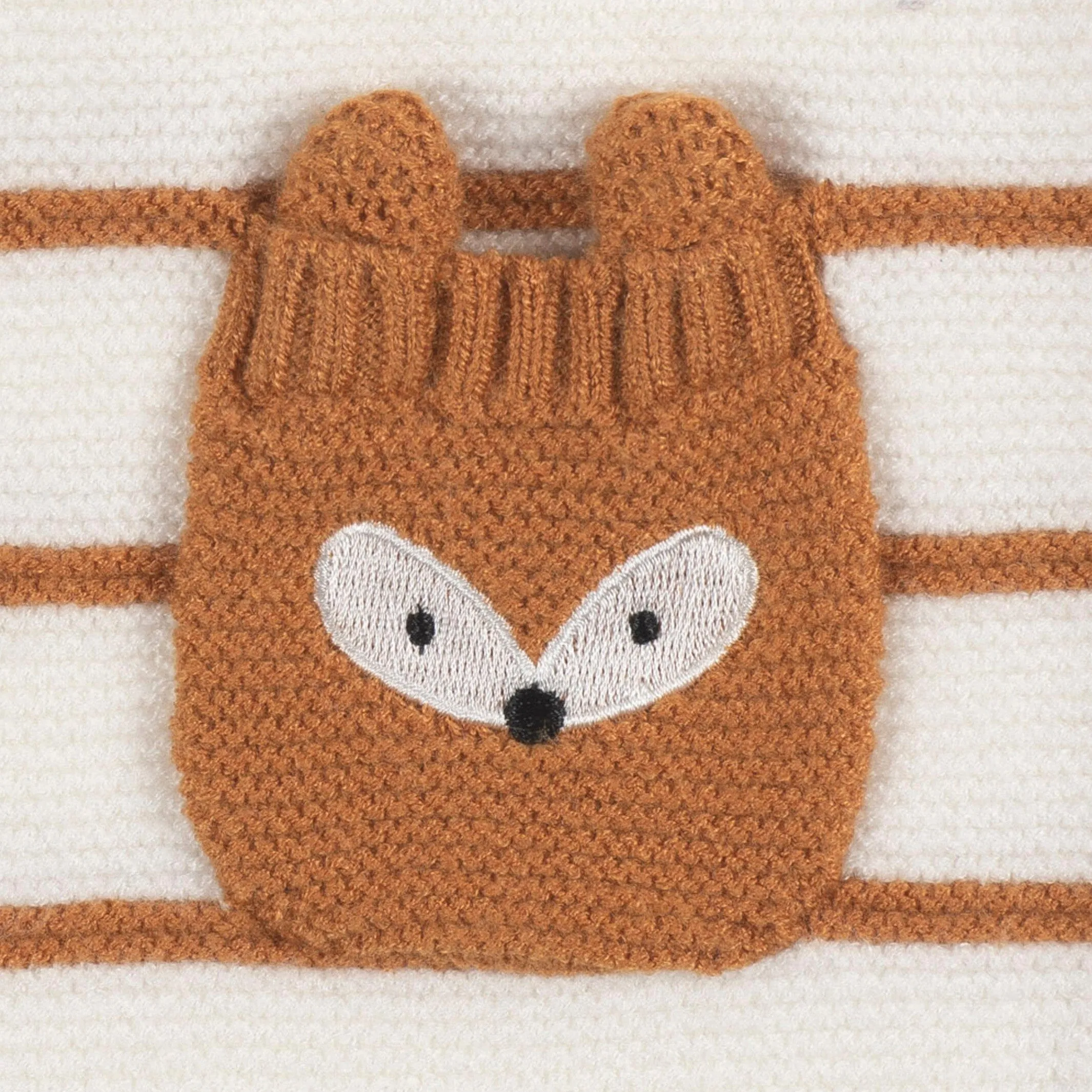 Baby Boys Fox Sweater Knit Romper