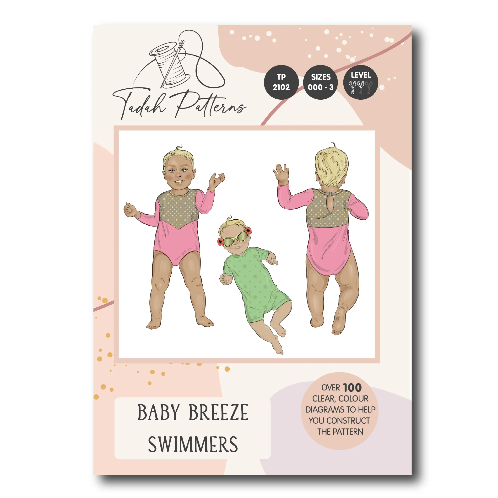 Baby Breeze Swimmers Sewing Pattern