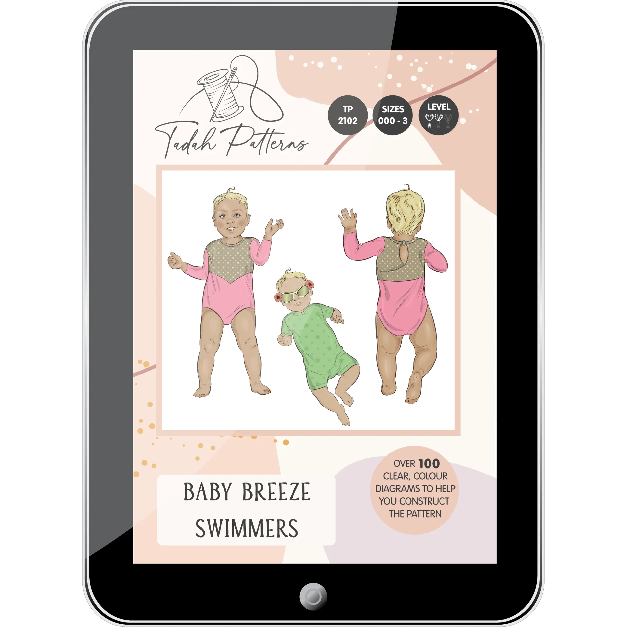 Baby Breeze Swimmers Sewing Pattern