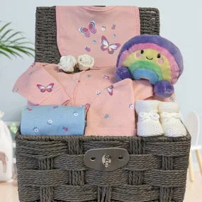 Baby Girl Hamper - Butterfly and Rainbow