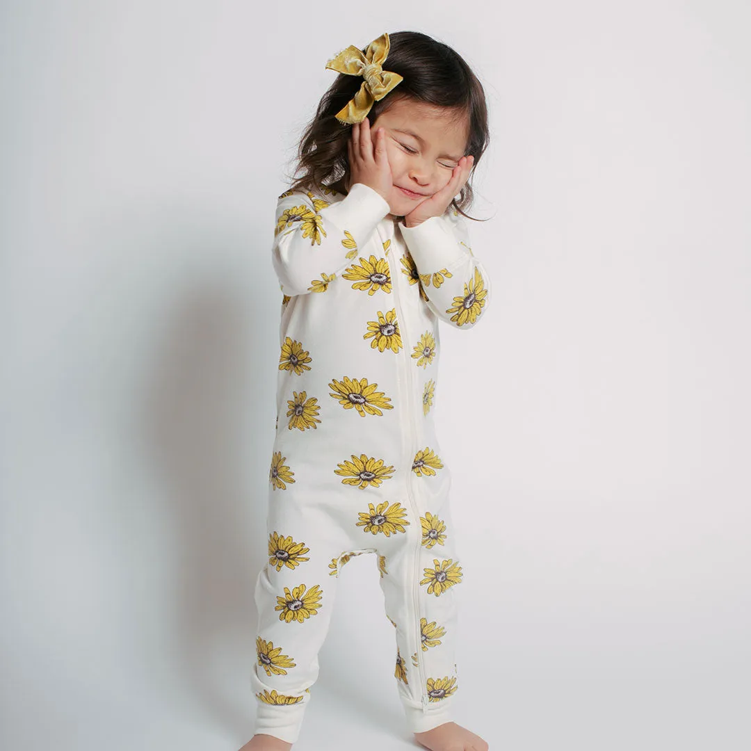 Baby Organic Romper - Floating Daisy