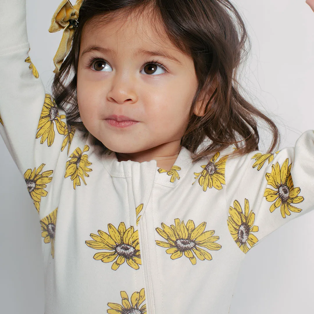 Baby Organic Romper - Floating Daisy