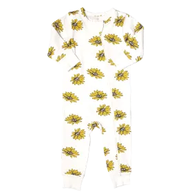 Baby Organic Romper - Floating Daisy