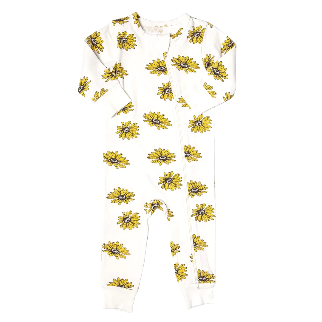 Baby Organic Romper - Floating Daisy