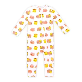 Bamboo Convertible Zip Romper - Dim Sum *VFFP SAMPLES: 3-6M, 12-18M*