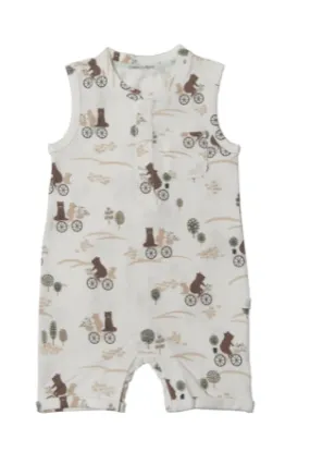 Bears on Bikes Short Romper