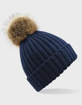 Beechfield Bobble Hat Navy