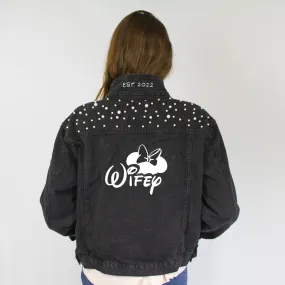 (Black Pearl) Wifey Style  Denim Jacket