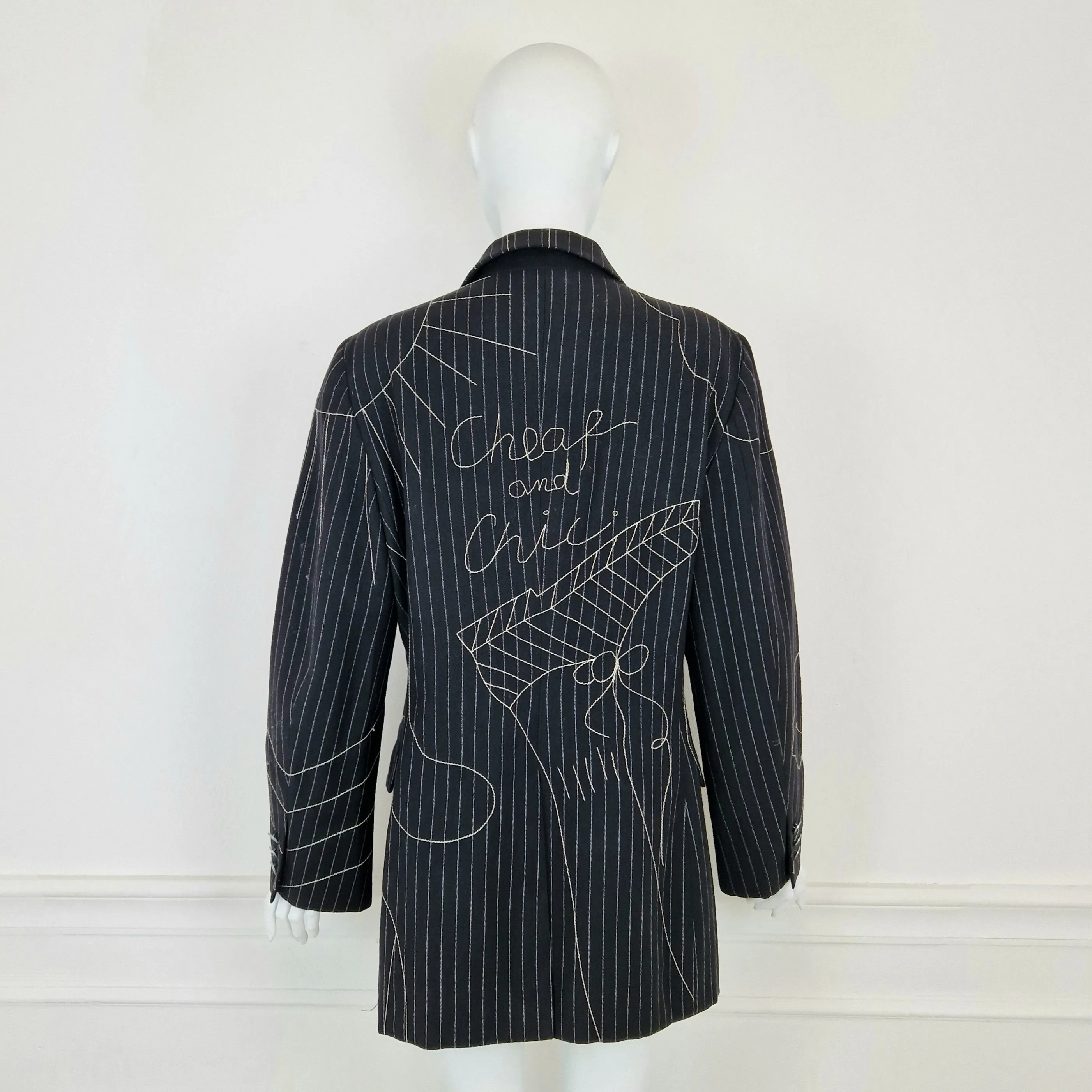 Blazer Moschino Olivia gessato