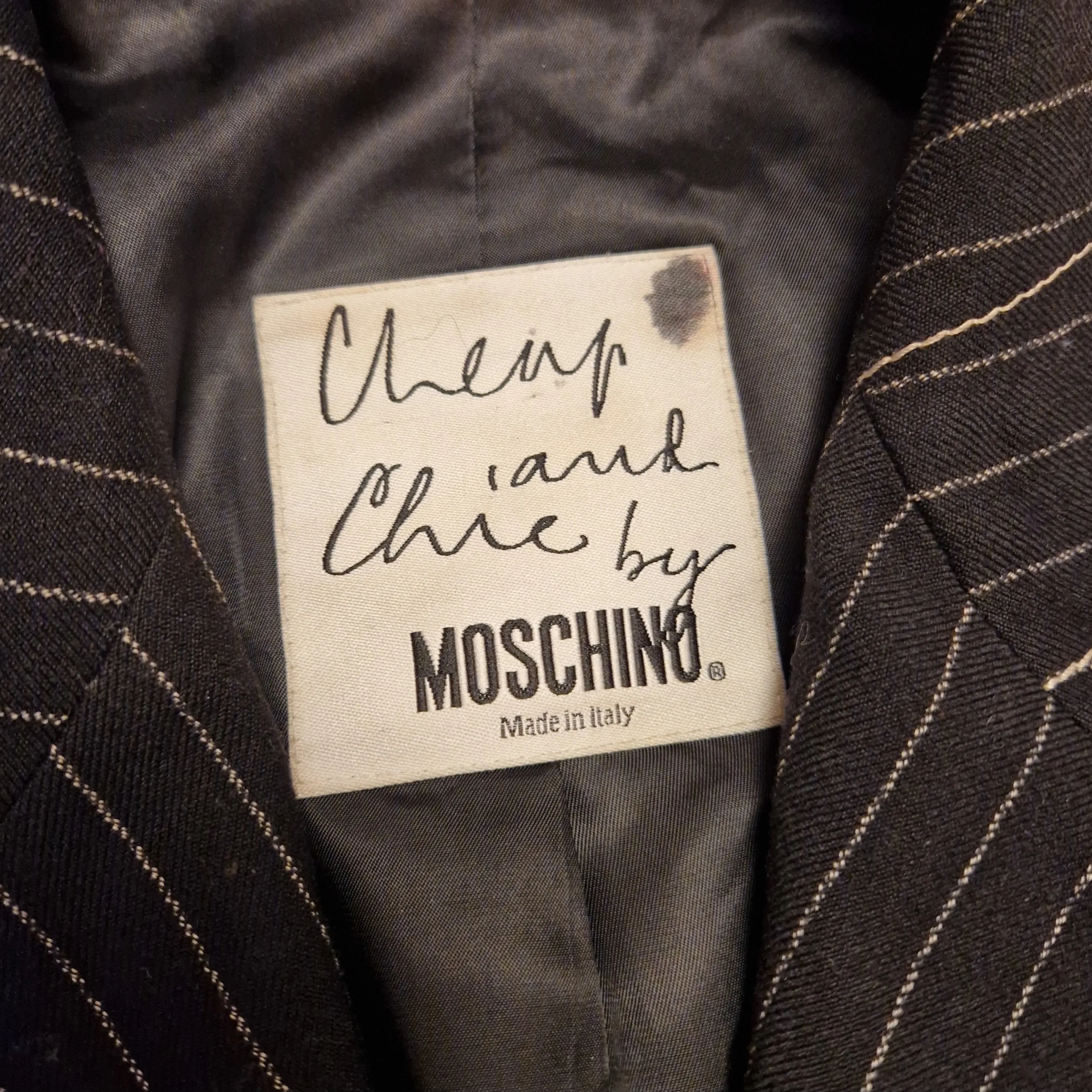 Blazer Moschino Olivia gessato