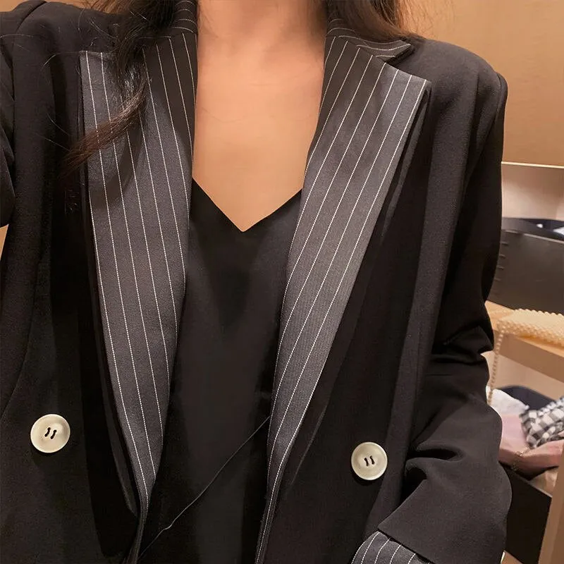 Blazer à rayures