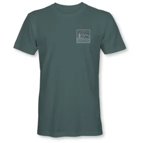 Bleubird Campout T-shirt Marine