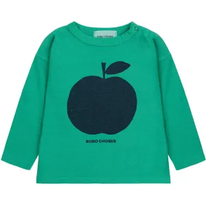 Bobo Choses Green Baby Poma Green T-Shirt