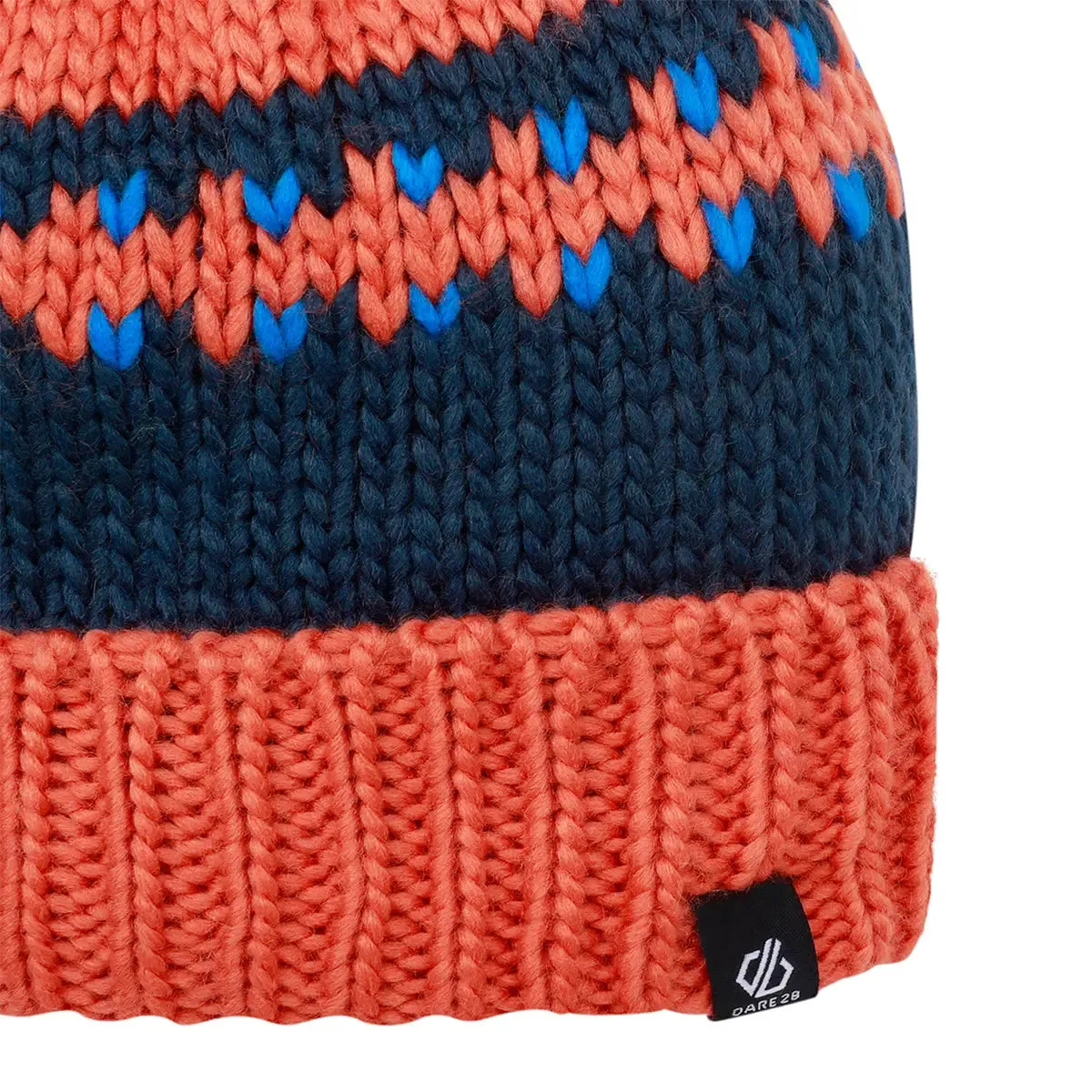 Boffin Bobble Hat - Orange Rust