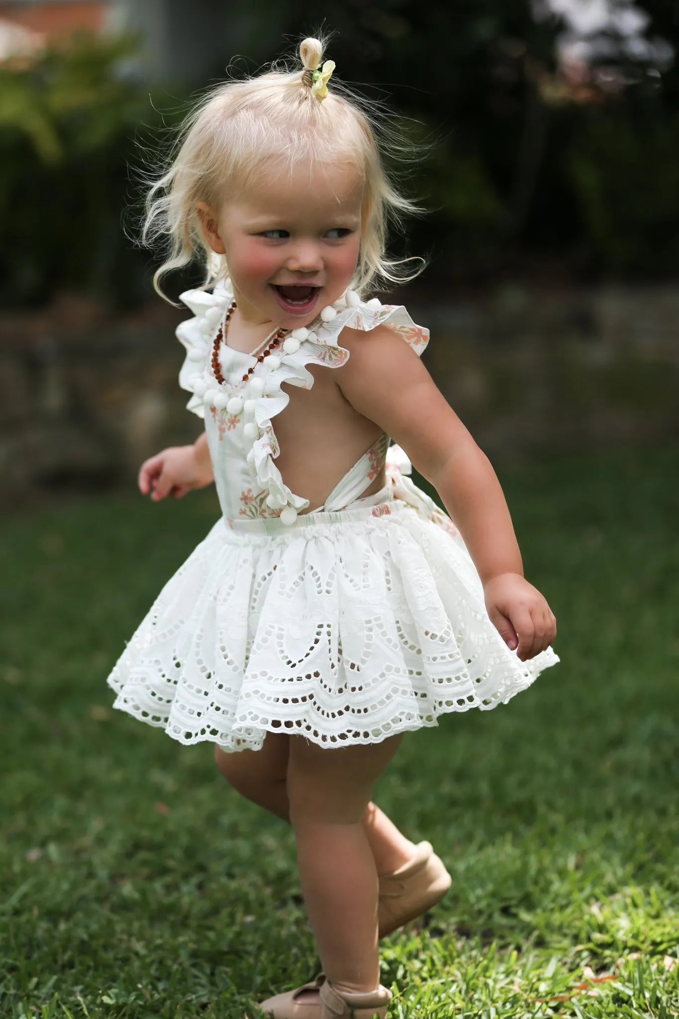 Briar - Boho floral Baby Romper