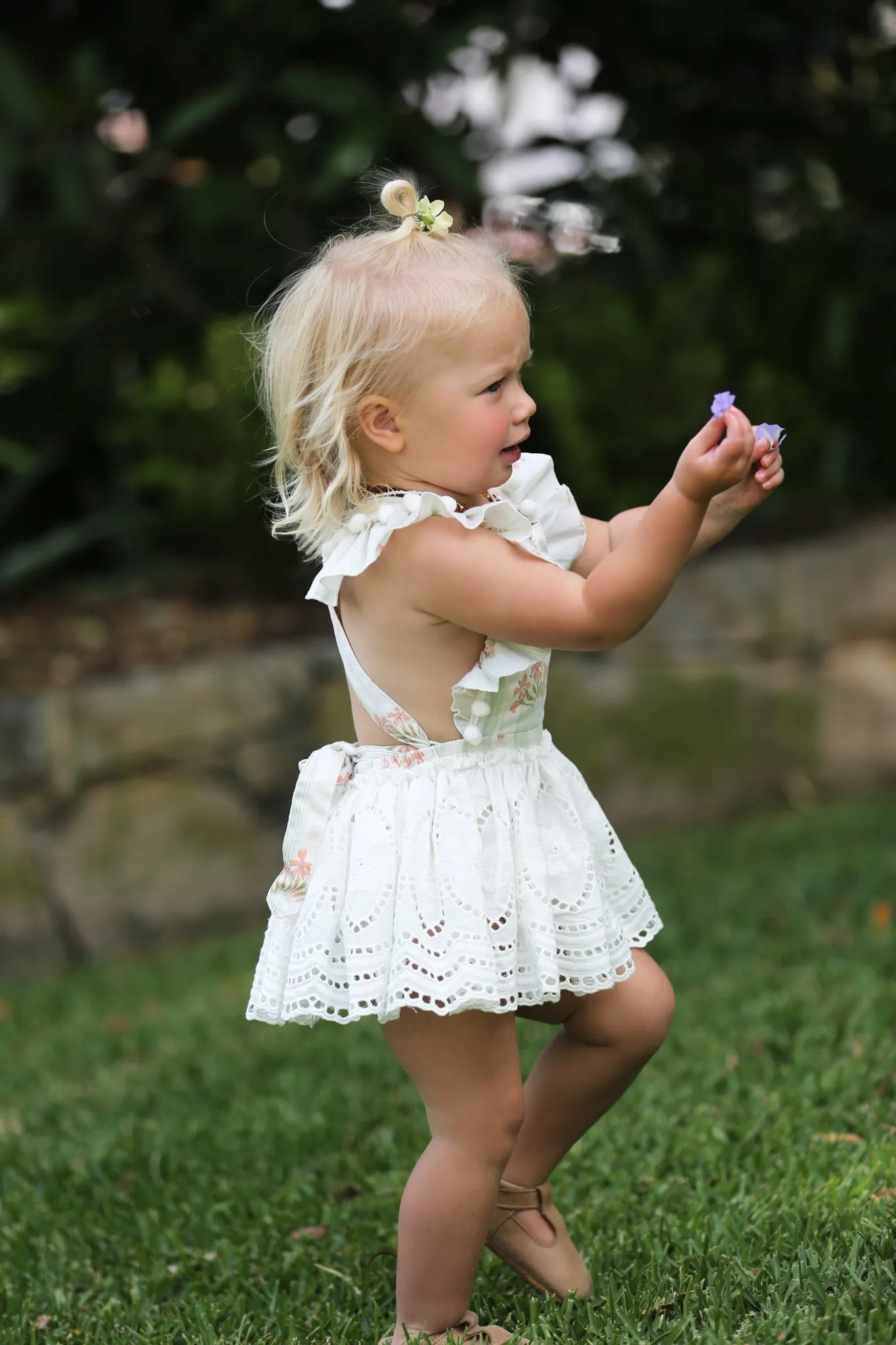 Briar - Boho floral Baby Romper