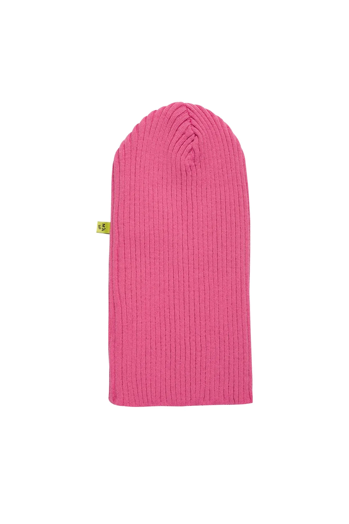 BRIGHT PINK MERINO KNIT BEANIE