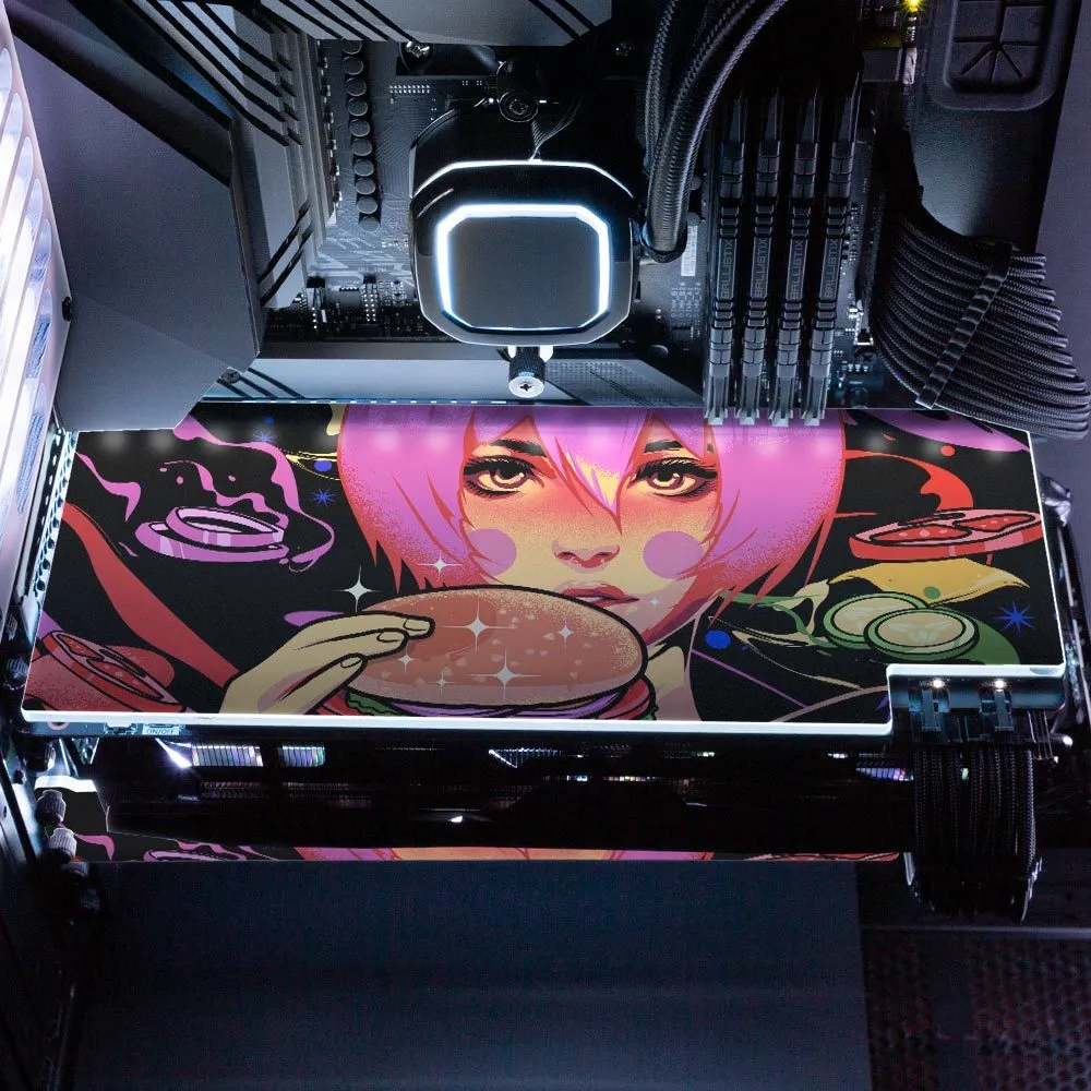 Burger Geisha RGB GPU Backplate