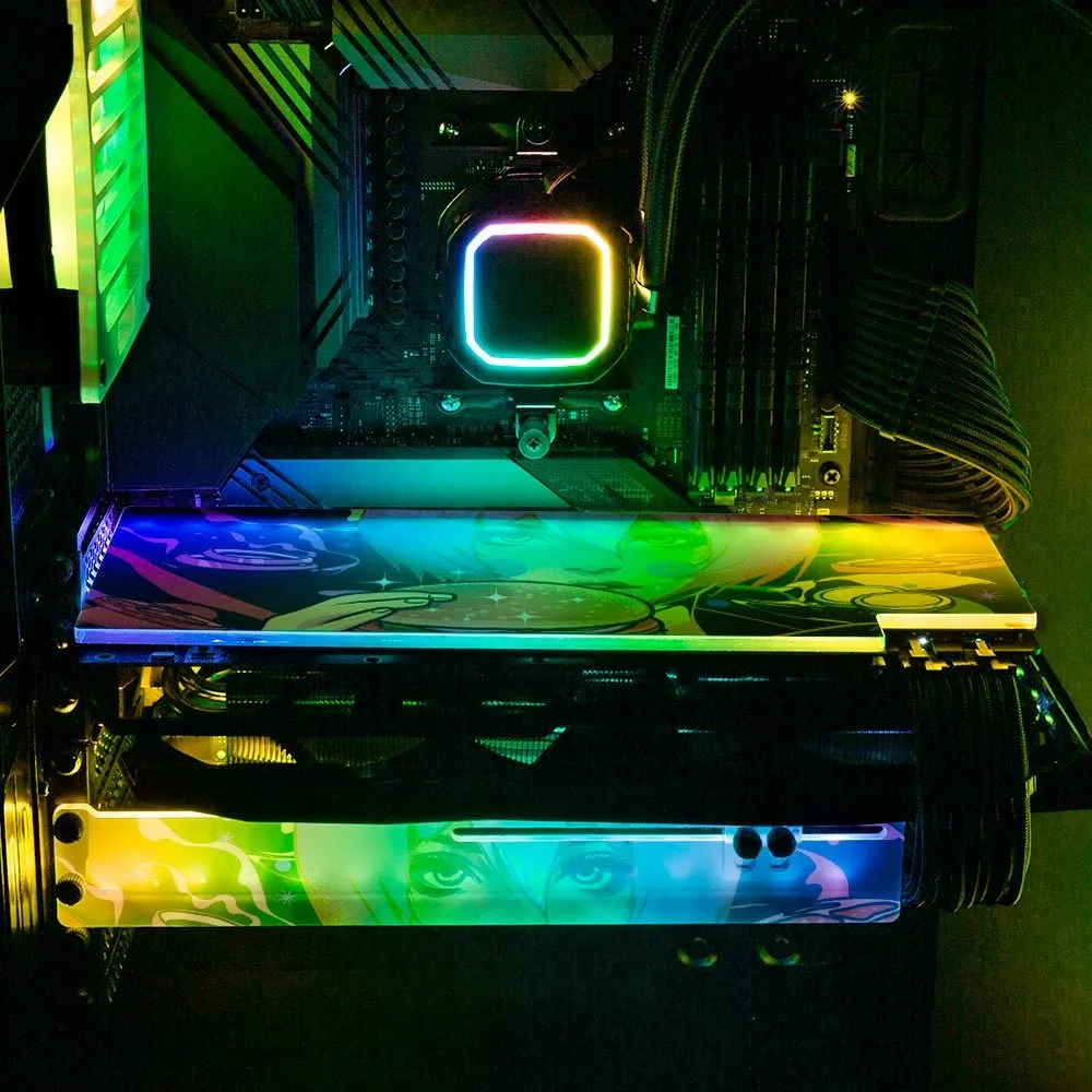 Burger Geisha RGB GPU Backplate