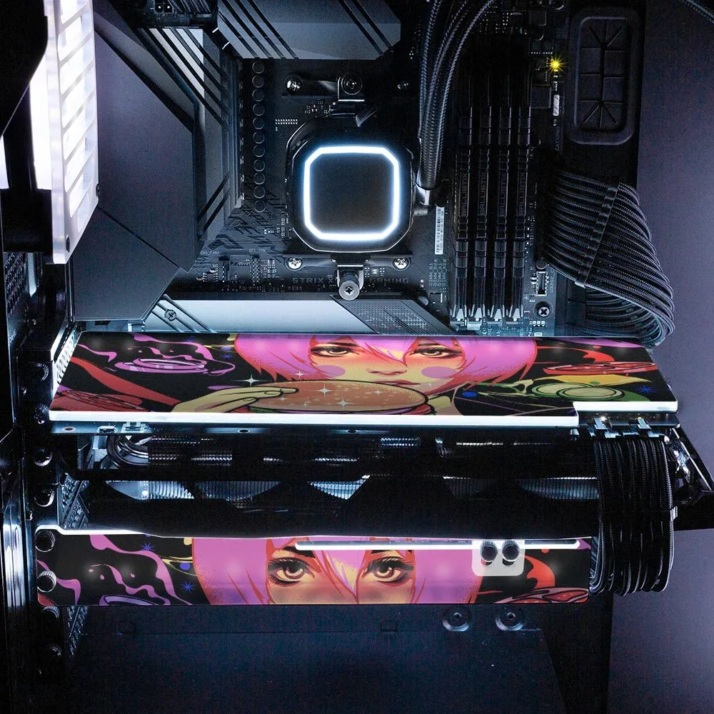 Burger Geisha RGB GPU Backplate