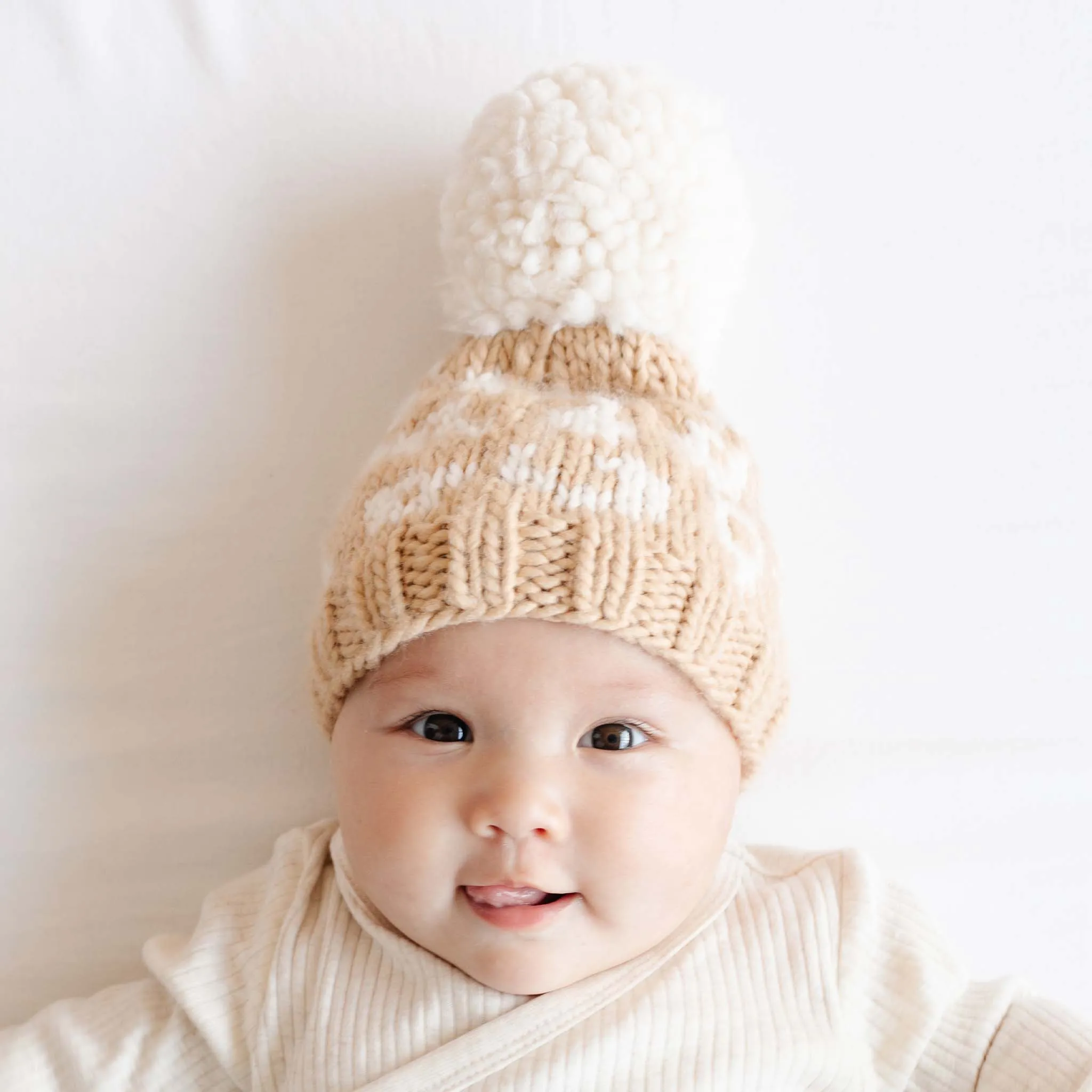 Cheetah Hat, Latte/Cream