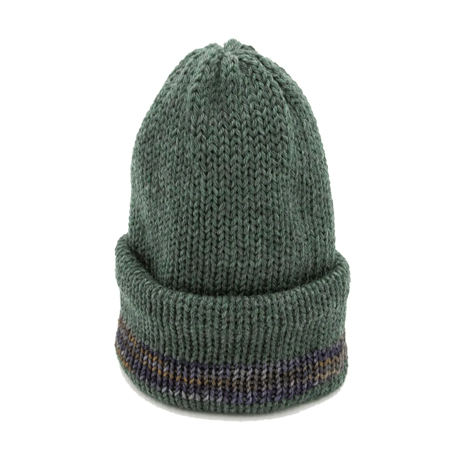 Chimney LTD O.G. Fold Beanie (Adult) Noble Green Heather/Pebble Wave