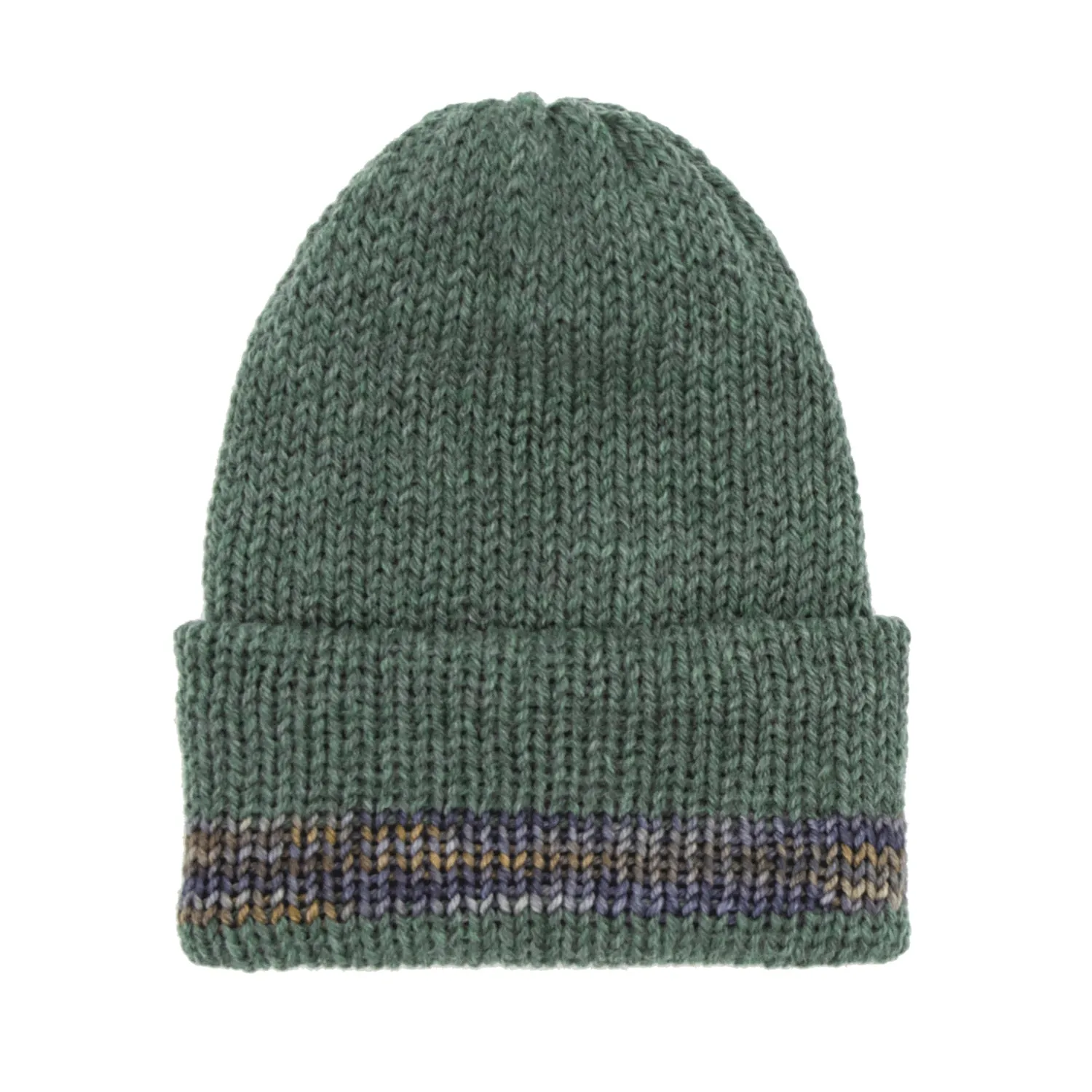 Chimney LTD O.G. Fold Beanie (Adult) Noble Green Heather/Pebble Wave