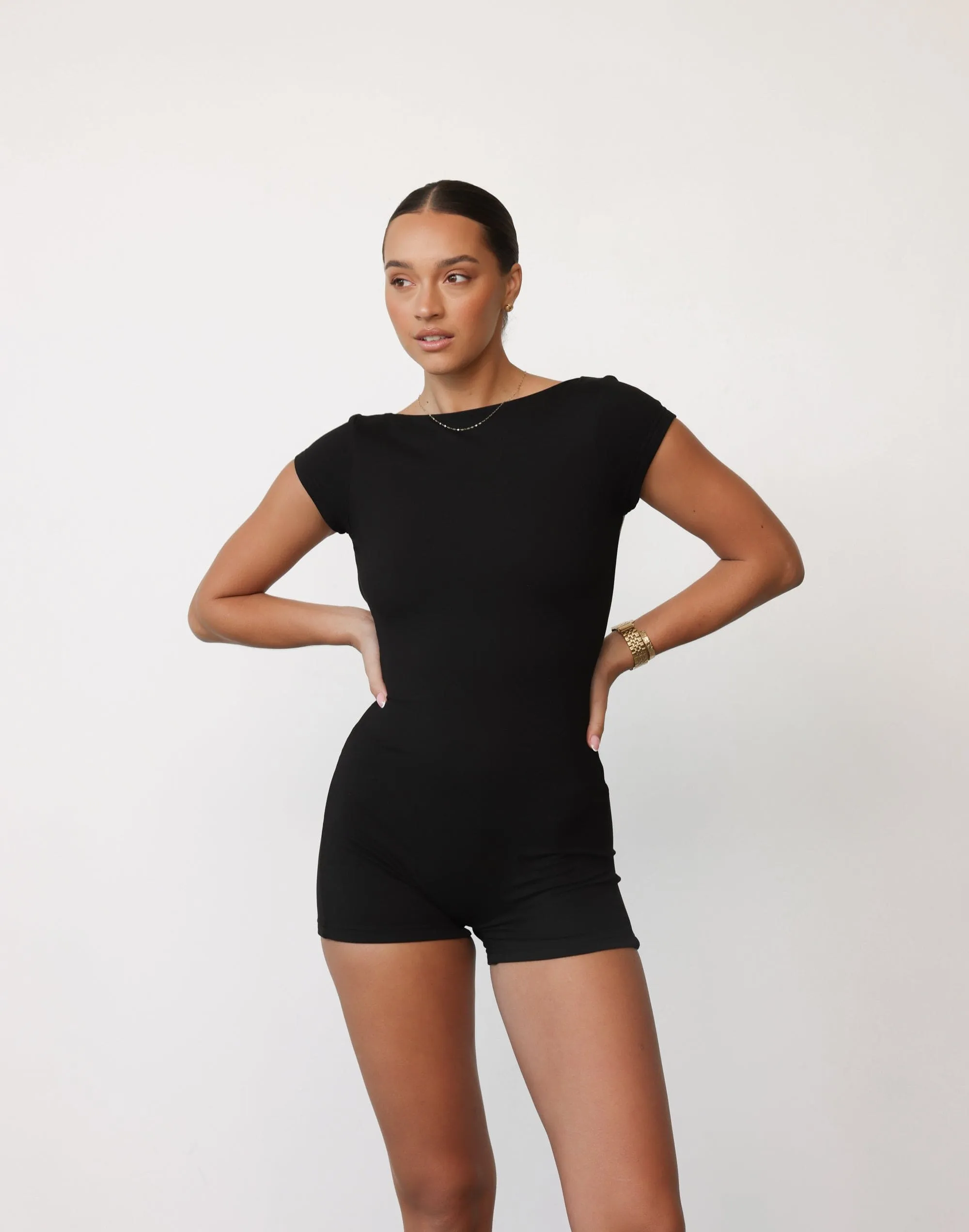 Cindy Playsuit (Black)