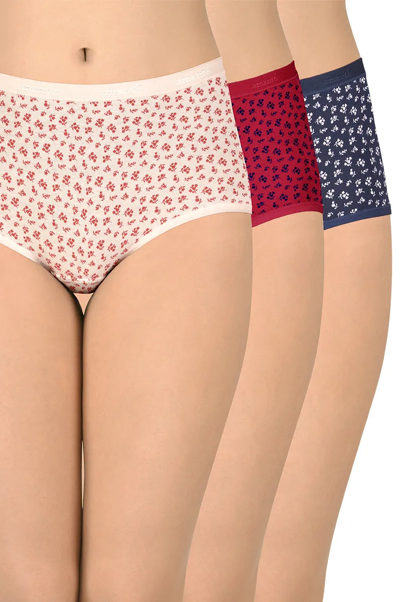 Cotton Full-Brief Print Pack of 3 (Combo 2)