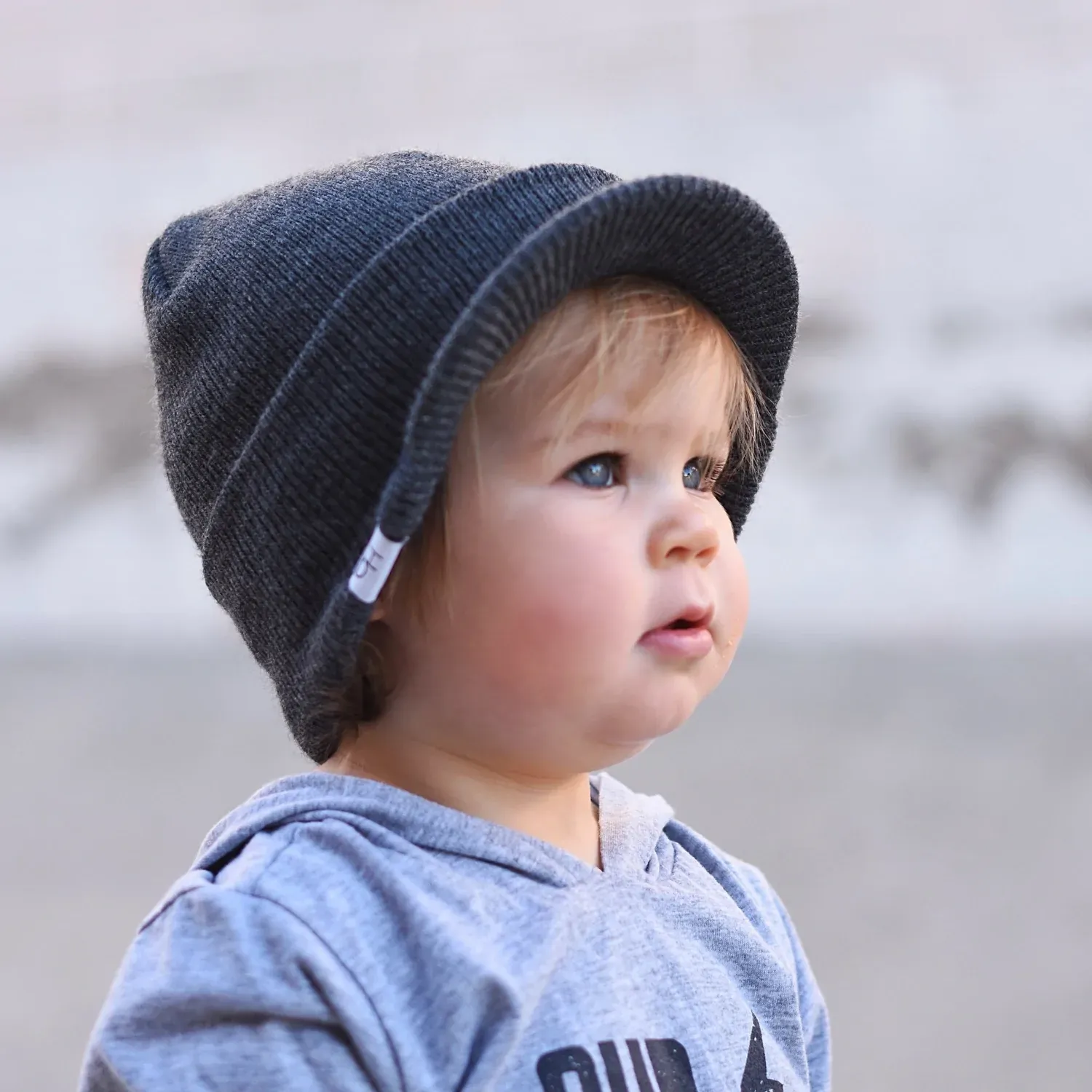 Dark Grey Visor Beanie