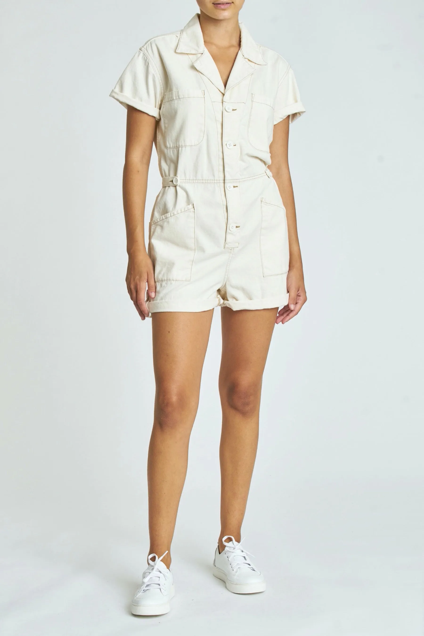 Ecru Parker Romper