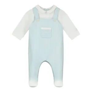 Emile et Rose - Baby Boys all in one, mock dungaree, Fox