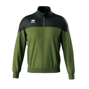 ERREA BUDDY FULL ZIP TRACK TOP MILITARY GREEN BLACK