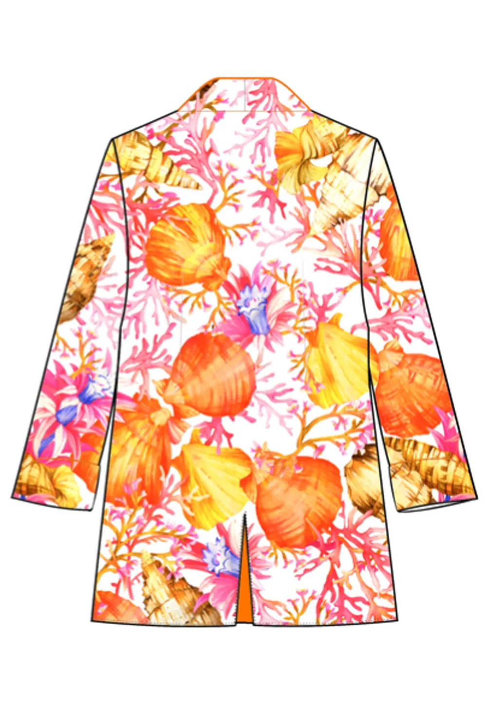 Euphoria – Magic Reef Blazer (Neon Orange)