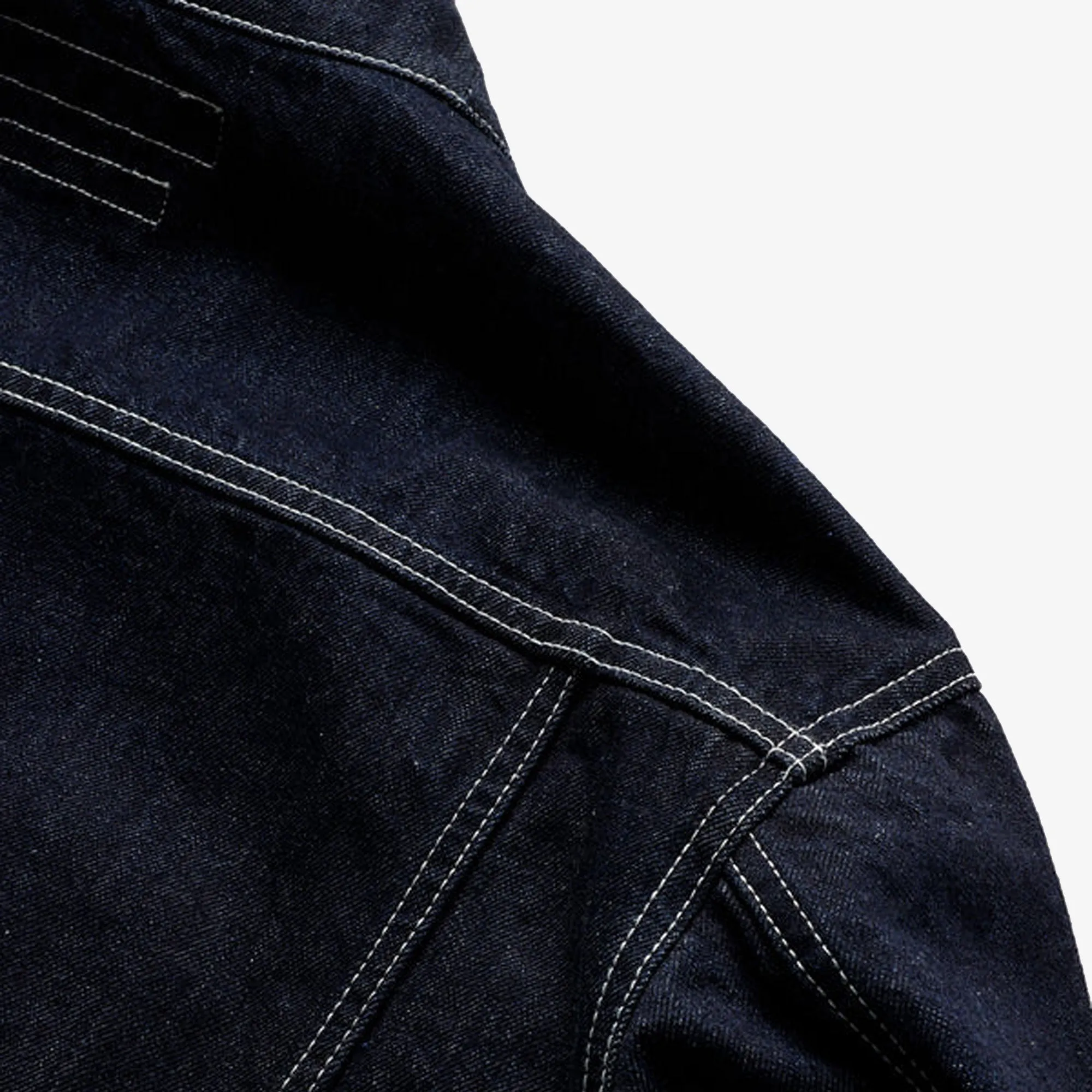 FDMTL | DENIM HAORI JACKET RINSE  { INDIGO