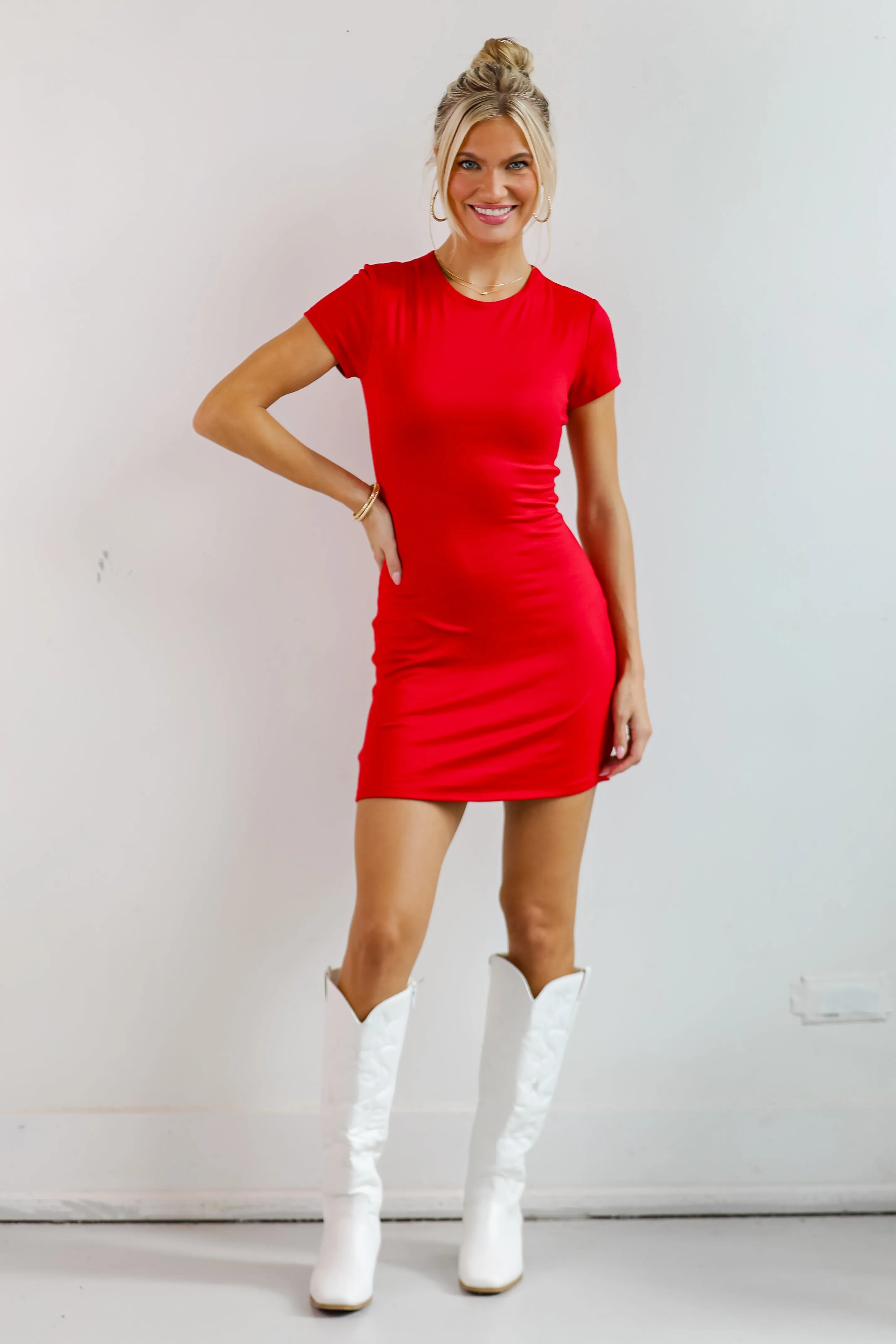 FINAL SALE - Team Spirit Bodycon Mini Dress