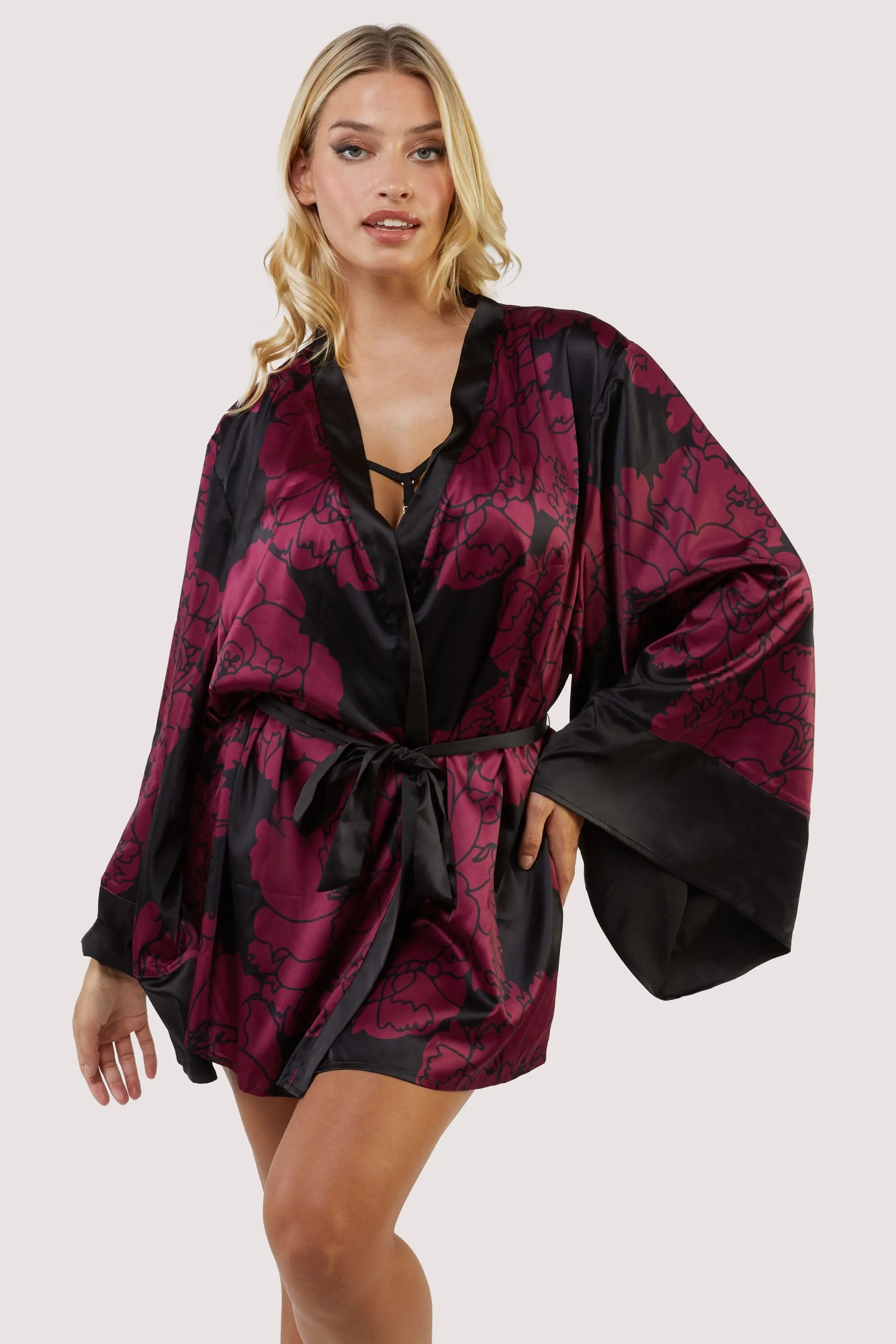 Florence Oversized Floral Print Kimono