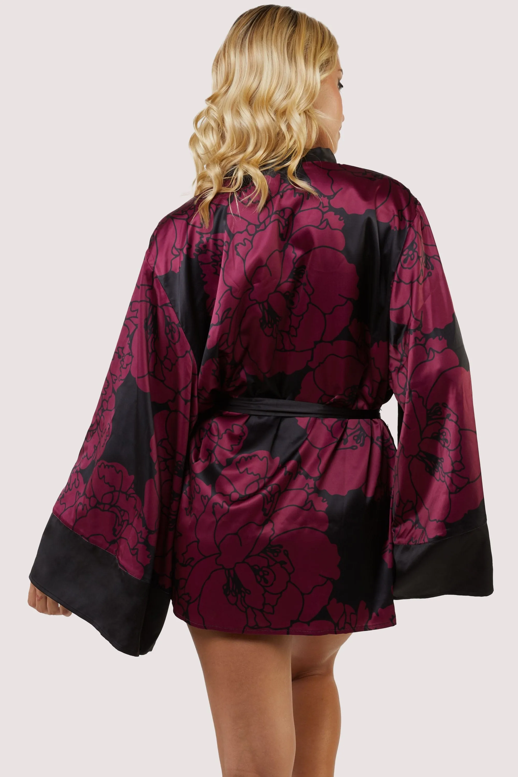 Florence Oversized Floral Print Kimono