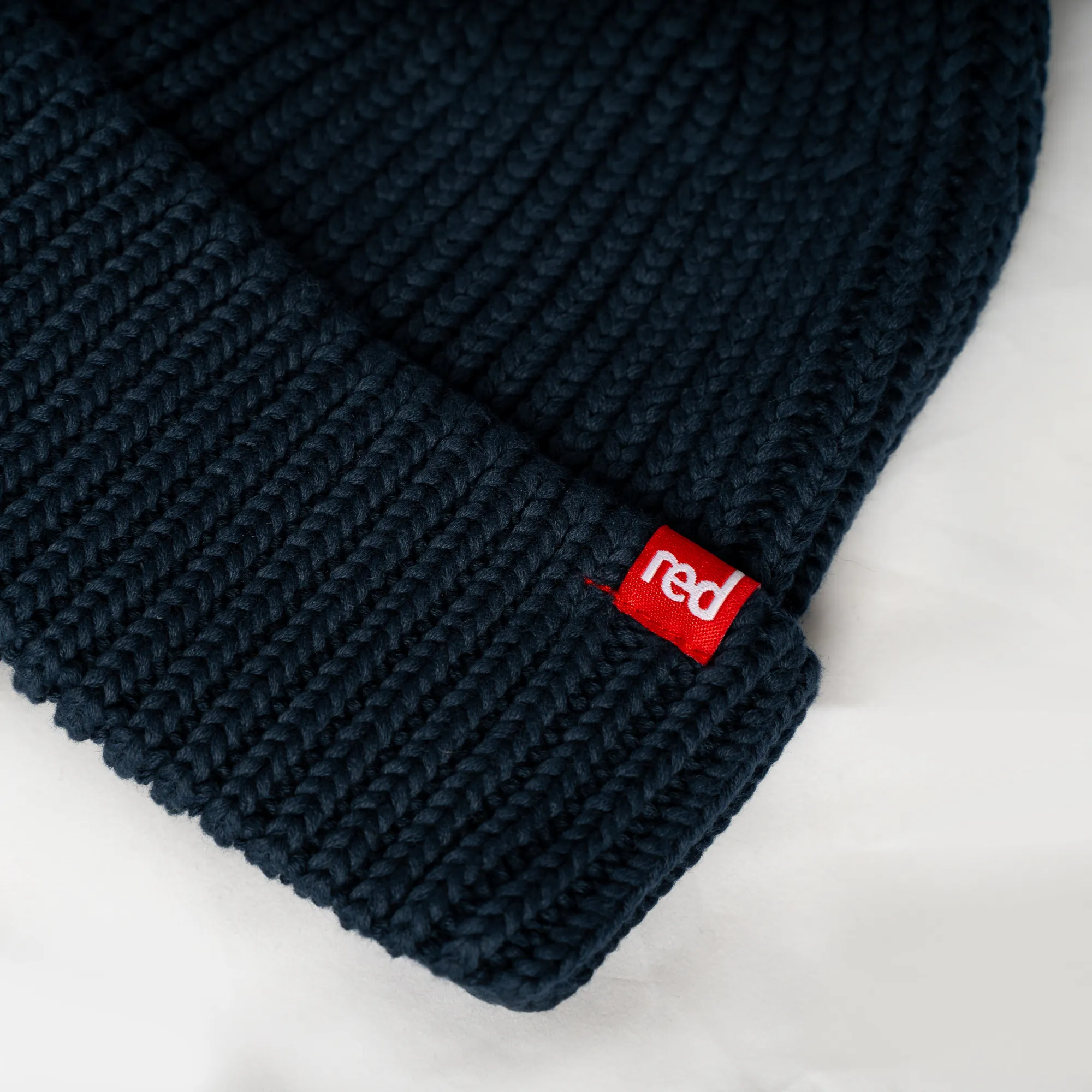 Flow Organic Cotton Beanie Hat - Navy