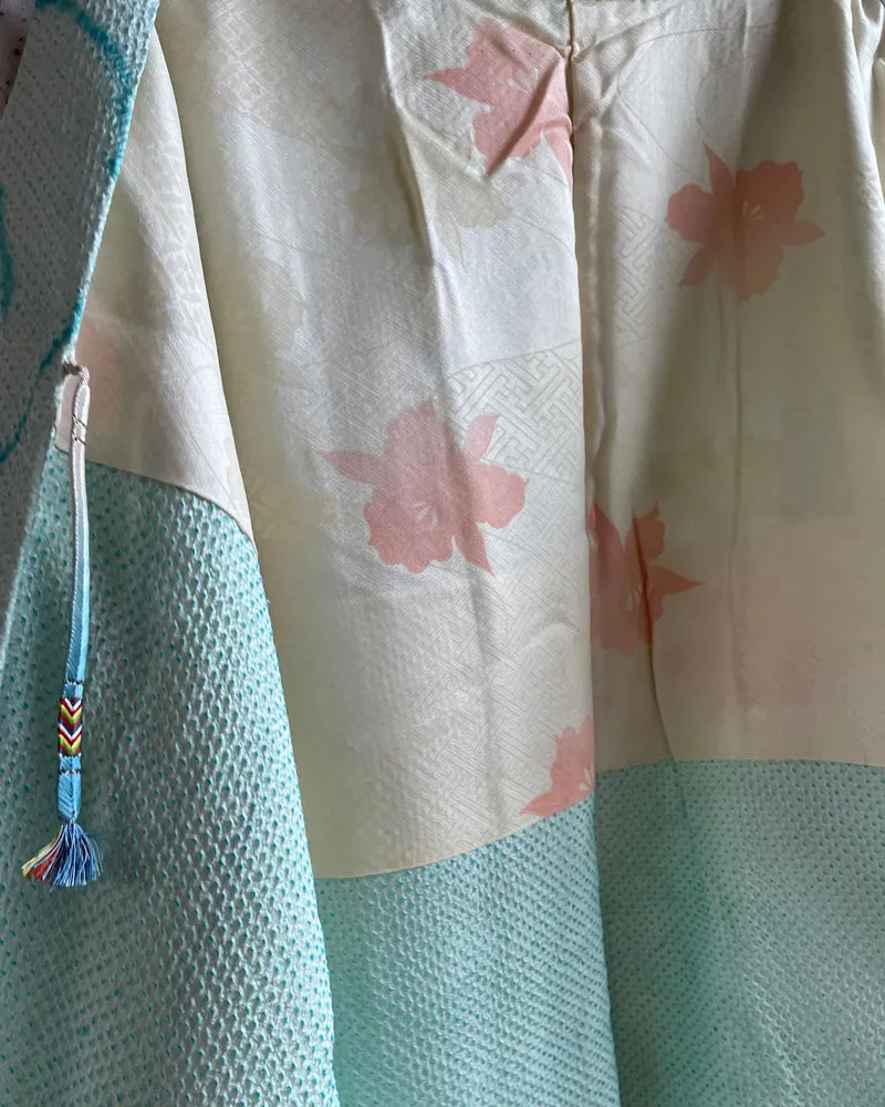 Flower Shibori Haori Kimono Jacket