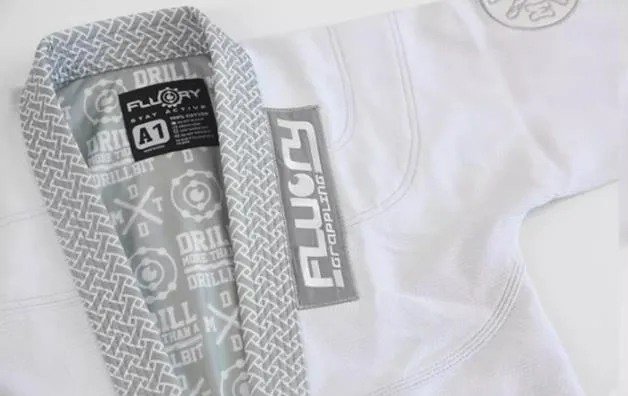 FLUORY BJJF21 JIU JITSU GI Size XS-XL 3 COLOURS UNISEX