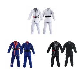 FLUORY BJJF21 JIU JITSU GI Size XS-XL 3 COLOURS UNISEX