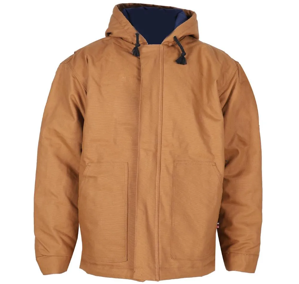 ForgeFR Men's FR Insulated Duck Hooded Jacket