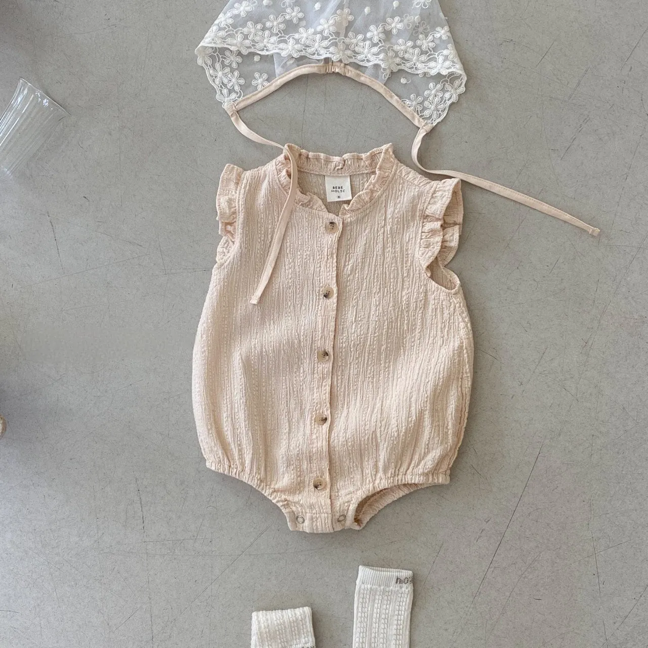 Grace Ruffle Romper for Stylish Kids