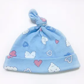 Happy Clouds Baby Hat (0-3M) - Organic Cotton | *25% Off!*