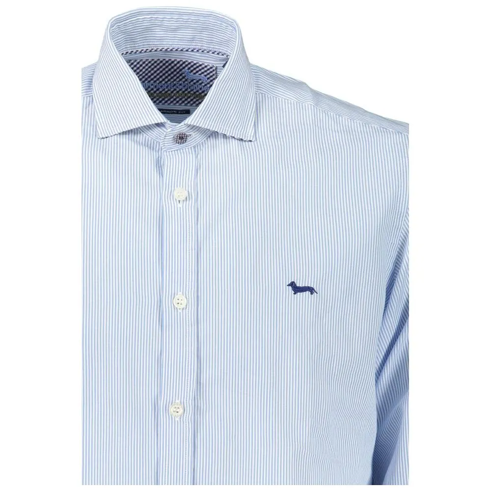 Harmont & Blaine Chic Light Blue Organic Cotton Shirt