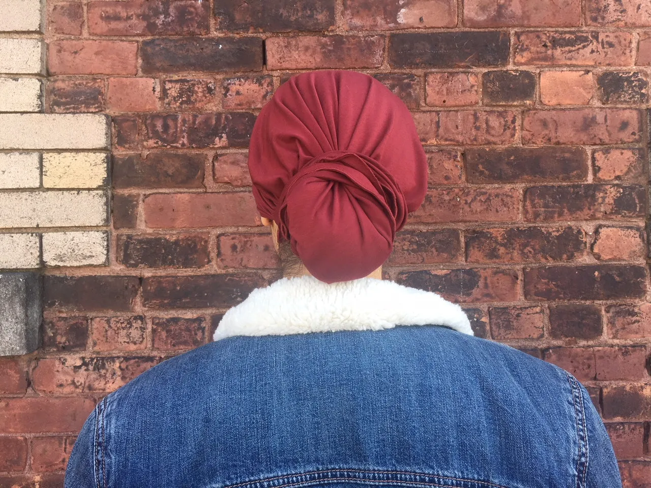 Head Scarves That Don’t Slip | Eco Friendly Sustainable BAMBOO FABRIC Slip On Style Pre-Tied Head Scarf Hair Wrap For Women